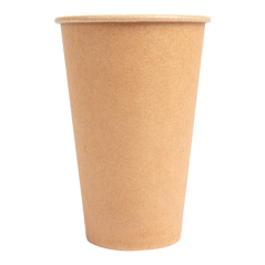 GOBELETS 12 OZ - 360 ML 250 + 21PE G/M2 Ø8/5x12 CM MARRON CARTON (2000 UNITÉ)