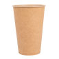 Image GOBELETS 16 OZ - 480 ML 250 + 21PE G/M2 Ø9/6x12,8 CM MARRON CARTON (1000 UNITÉ) #2