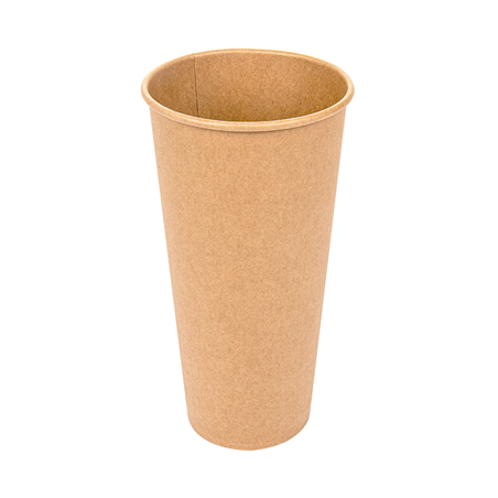 Image GOBELETS 22 OZ - 660 ML 18PE + 250 + 18PE G/M2 Ø9/6x17 CM MARRON CARTON (1000 UNITÉ) #1