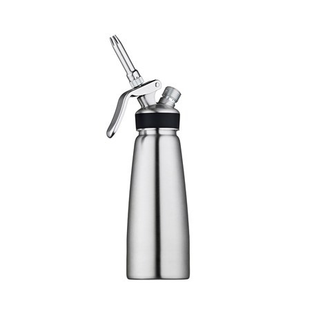 Image SIPHON CRÈME CHANTILLY 0,5 L Ø 8x21 CM ARGENTE INOX (1 UNITÉ) #1