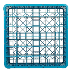 Image CASIER DE LAVAGE 36 COMPART. VERRES  50x50x10 CM BLEU PP (1 UNITÉ) #3