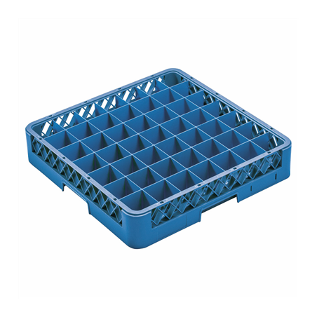 Image CASIER DE LAVAGE 49 COMPART. VERRES  50x50x10 CM BLEU PP (1 UNITÉ) #1