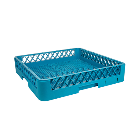 Image CASIER DE LAVAGE POUR COUVERTS  50x50x10 CM BLEU PP (1 UNITÉ) #1