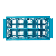 Image PANIER POUR COUVERTS SANS ANSE  42,5x21x15 CM BLEU PP (1 UNITÉ) #3