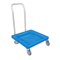 Image CHARIOT TRANSPORT POUR RACKS  54x54x81 CM BLEU PP (1 UNITÉ) #1