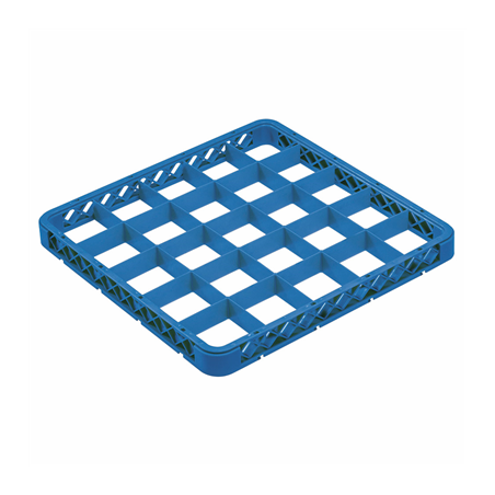 Image SUPPLÉMENT CASIER DE 25 COMPARTIMENTS  50x50x4,5 CM BLEU PP (1 UNITÉ) #1