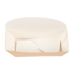 Image BOÎTES BAGEL SCOOP 'THEPACK' 220 G/M2 12x4,5x12 CM MARRON CARTON ONDULÉ NANO-MICRO (1000 UNITÉ) #4