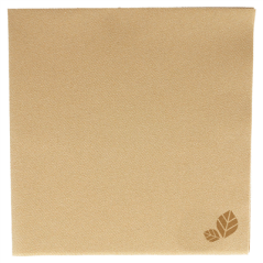 Image SERVIETTES P. 1/4 55 G/M2 40x40 CM NATUREL AIRLAID (700 UNITÉ) #1