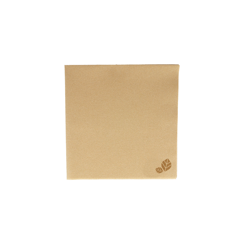SERVIETTES P. 1/4  55 G/M2 40x40 CM NATUREL AIRLAID (700 UNITÉ)