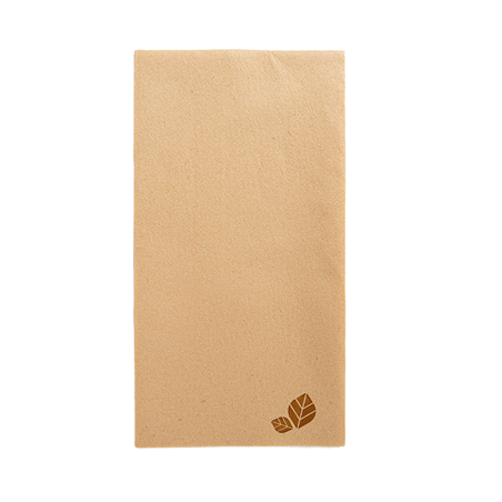 Image SERVIETTES P. 1/8  55 G/M2 40x40 CM NATUREL AIRLAID (750 UNITÉ) #1