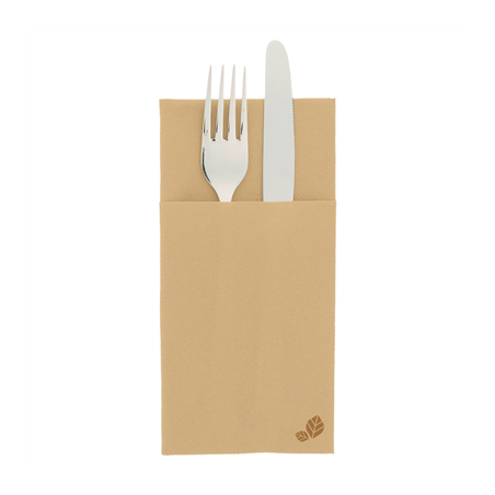 Image SERVIETTES "CANGURITO"  55 G/M2 33x40 CM NATUREL AIRLAID (700 UNITÉ) #1