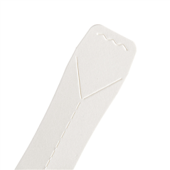 Image PETITES CUILLÈRES POUR GLACES EN SACHET 'PAPER SPOON' 590 G/M2 9,4 CM BLANC CARTON (400 UNITÉ) #7