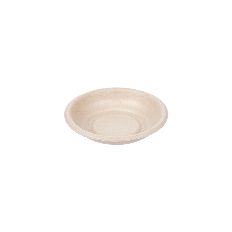 MINI BOLS 'BIONIC' Ø 7,7x1,5 CM NATUREL BAGASSE (2000 UNITÉ) MINI BOLS 'BIONIC' Ø 7,7x1,5 CM NATUREL BAGASSE (2000 UNITÉ)