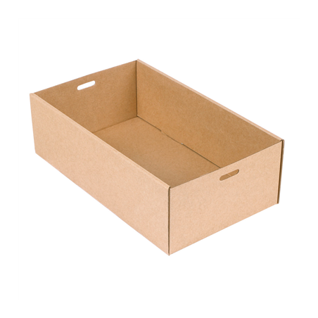 Image BOÎTES "TRAITEUR" XS  375 G/M2 25,8x15x8 CM NATUREL KRAFT (100 UNITÉ) #1