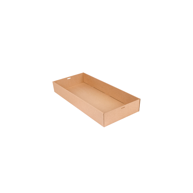 BOÎTES "TRAITEUR" L 375 G/M2 55,8x25,2x8 CM NATUREL KRAFT (50 UNITÉ) BOÎTES "TRAITEUR" L 375 G/M2 55,8x25,2x8 CM NATUREL KRAFT (50 UNITÉ)