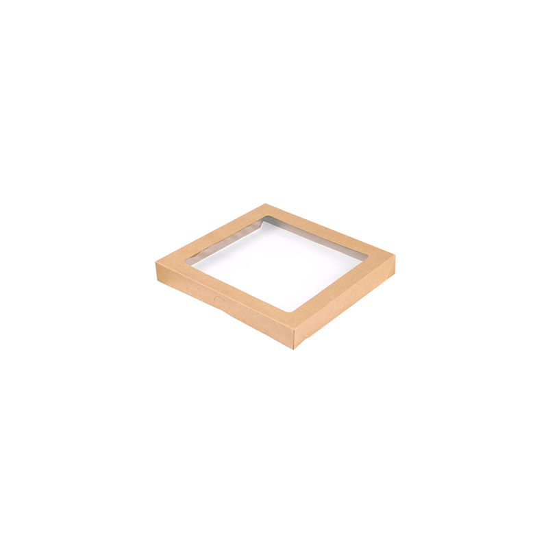 COUVERCLES POUR BOÎTES 253.14  300 G/M2 + PET 22,9x22,8x3 CM NATUREL KRAFT (100 UNITÉ)
