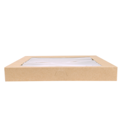 COUVERCLES POUR BOÎTES 253.14 300 G/M2 + PET 22,9x22,8x3 CM NATUREL KRAFT (100 UNITÉ)