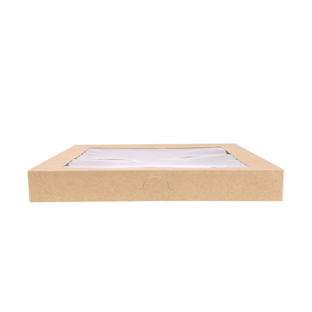 COUVERCLES POUR BOÎTES 253.14  300 G/M2 + PET 22,9x22,8x3 CM NATUREL KRAFT (100 UNITÉ)