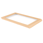 Image COUVERCLES POUR BOÎTES 253.16  300 G/M2 + PET 56,4x25,5x3 CM NATUREL KRAFT (50 UNITÉ) #1
