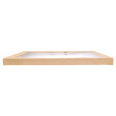 COUVERCLES POUR BOÎTES 253.17 300 G/M2 + PET 45,5x31,3x3 CM NATUREL KRAFT (50 UNITÉ)