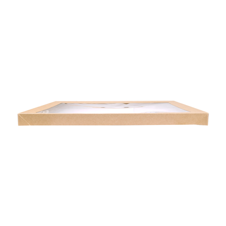 COUVERCLES POUR BOÎTES 253.17  300 G/M2 + PET 45,5x31,3x3 CM NATUREL KRAFT (50 UNITÉ)