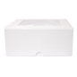 Image BOÎTES PATISSERIES AVEC FENÊTRE 'THEPACK DECO' 250 G/M2 + OPP 18x18x7,5 CM BLANC CARTON ONDULÉ NANO-MICRO (50 UNITÉ) #2