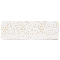 BOÎTES PÂTISSERIES AVEC FENÊTRE 'THEPACK DECO' 250 G/M2 + OPP 23x23x7,5 CM BLANC CARTON ONDULÉ NANO-MICRO (50 UNITÉ)