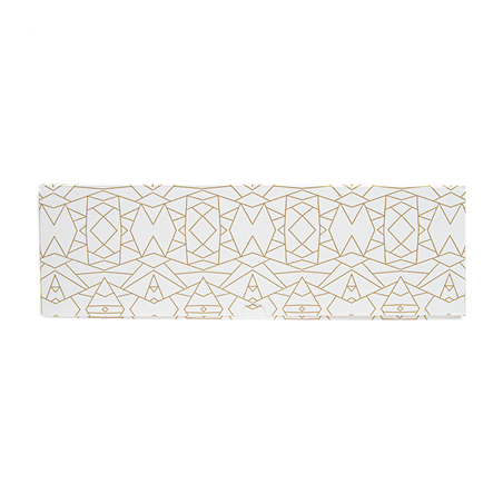 BOÎTES PÂTISSERIES AVEC FENÊTRE 'THEPACK DECO' 250 G/M2 + OPP 32x32x10 CM BLANC CARTON ONDULÉ NANO-MICRO (100 UNITÉ)