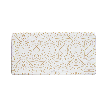 BOÎTES PATISSERIES SANS FENÊTRE 'THEPACK DECO' 250 G/M2 24x24x12 CM BLANC CARTON ONDULÉ NANO-MICRO (50 UNITÉ)