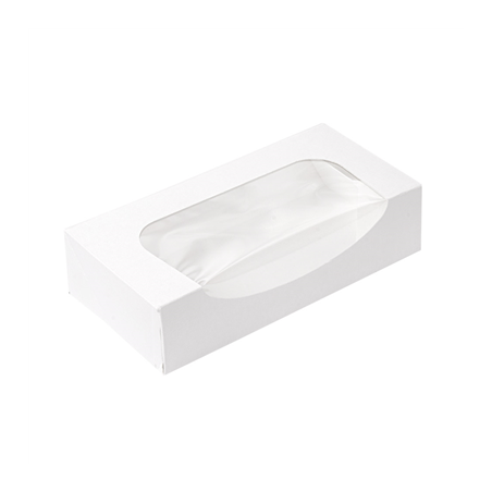 Image RÉCIPIENTS SUSHI+FÊNETRE 'THEPACK' 230 G/M2 + OPP 19,7x9x4,5 CM BLANC CARTON ONDULÉ NANO-MICRO (400 UNITÉ) #1