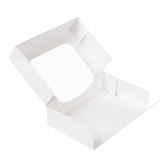 Image RÉCIPIENTS SUSHI+FÊNETRE 'THEPACK' 230 G/M2 + OPP 17,5x12x4,5 CM BLANC CARTON ONDULÉ NANO-MICRO (400 UNITÉ) #3