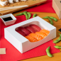 RÉCIPIENTS SUSHI+FÊNETRE 'THEPACK' 230 G/M2 + OPP 17,5x12x4,5 CM BLANC CARTON ONDULÉ NANO-MICRO (400 UNITÉ) Image RÉCIPIENTS SUSHI+FÊNETRE 'THEPACK' 230 G/M2 + OPP 17,5x12x4,5 CM BLANC CARTON ONDULÉ NANO-MICRO (400 UNITÉ) #4