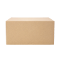 Image BOÎTES PATISSERIES SANS FENÊTRE 'THEPACK' 240 G/M2 24x24x12 CM NATUREL CARTON ONDULÉ NANO-MICRO (100 UNITÉ) #2
