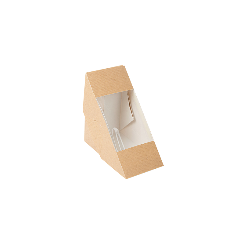 BOÎTES SANDWICH AVEC FENÊTRE - DOBLE 'THEPACK' 220 G/M2 + OPP 12,4x12,4x7,5 CM NATUREL CARTON ONDULÉ NANO-MICRO (500 UNITÉ) BOÎTES SANDWICH AVEC FENÊTRE - DOBLE 'THEPACK' 220 G/M2 + OPP 12,4x12,4x7,5 CM NATUREL CARTON ONDULÉ NANO-MICRO (500 UNITÉ)