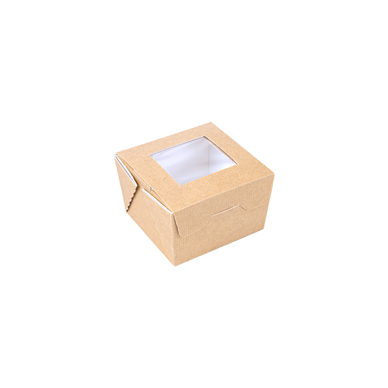 BOÎTES AVEC FENÊTRE 'THEPACK' 300 ML 220 G/M2 + OPP 8x7,5x5,5 CM NATUREL CARTON ONDULÉ NANO-MICRO (600 UNITÉ) BOÎTES AVEC FENÊTRE 'THEPACK' 300 ML 220 G/M2 + OPP 8x7,5x5,5 CM NATUREL CARTON ONDULÉ NANO-MICRO (600 UNITÉ)