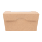 BOÎTES AVEC FENÊTRE 'THEPACK' 780 ML 220 G/M2 + OPP 11,2x9x6,4 CM NATUREL CARTON ONDULÉ NANO-MICRO (300 UNITÉ) Image BOÎTES AVEC FENÊTRE 'THEPACK' 780 ML 220 G/M2 + OPP 11,2x9x6,4 CM NATUREL CARTON ONDULÉ NANO-MICRO (300 UNITÉ) #2