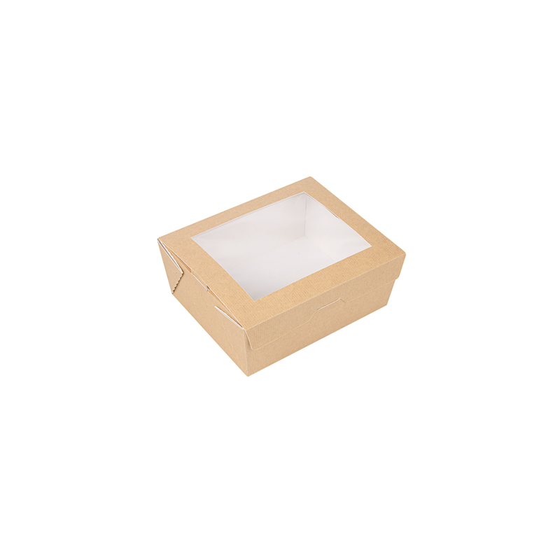 BOÎTES AVEC FENÊTRE 'THEPACK' 1350 ML 220 G/M2 + OPP 15,3x12,1x6,4 CM NATUREL CARTON ONDULÉ NANO-MICRO (200 UNITÉ) BOÎTES AVEC FENÊTRE 'THEPACK' 1350 ML 220 G/M2 + OPP 15,3x12,1x6,4 CM NATUREL CARTON ONDULÉ NANO-MICRO (200 UNITÉ)