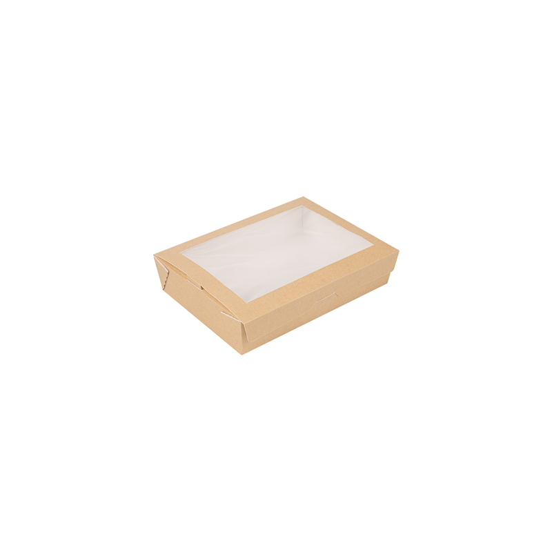 BOÎTES AVEC FENÊTRE 'THEPACK' 1470 ML 220 G/M2 + OPP 19,8x14x4,8 CM NATUREL CARTON ONDULÉ NANO-MICRO (200 UNITÉ) BOÎTES AVEC FENÊTRE 'THEPACK' 1470 ML 220 G/M2 + OPP 19,8x14x4,8 CM NATUREL CARTON ONDULÉ NANO-MICRO (200 UNITÉ)