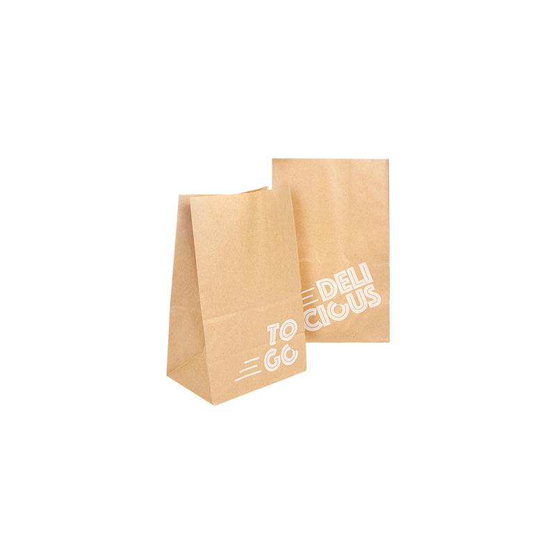 SACS SOS SANS ANSES - DELICIOUS TO GO 48 G/M2 18+12x28 CM NATUREL KRAFT (500 UNITÉ) SACS SOS SANS ANSES - DELICIOUS TO GO 48 G/M2 18+12x28 CM NATUREL KRAFT (500 UNITÉ)