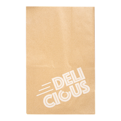 Image SACS SOS SANS ANSES - DELICIOUS TO GO  48 G/M2 18+12x28 CM NATUREL KRAFT (500 UNITÉ) #4