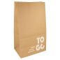 Image SACS SOS SANS ANSES - DELICIOUS TO GO  48 G/M2 22+12x31 CM NATUREL KRAFT (500 UNITÉ) #3