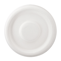 Image COUVERCLES POUR POTS 150.58 'BIONIC'  Ø 6,2x0,8 CM BLANC BAGASSE (1000 UNITÉ) #3