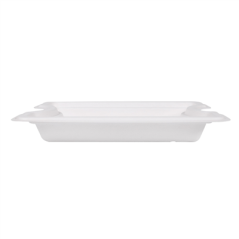 PLATEAU INTERMÉDIAIRE POUR RÉFÉRENCE 253.80 'BIONIC' 21x16,5x2,7 CM BLANC BAGASSE (400 UNITÉ)