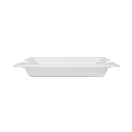 PLATEAU INTERMÉDIAIRE POUR RÉFÉRENCE 253.80 'BIONIC'  21x16,5x2,7 CM BLANC BAGASSE (400 UNITÉ)