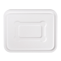 Image COUVERCLES POUR RÉFÉRENCE 253.80 'BIONIC'  23,5x18,9x1,2 CM BLANC BAGASSE (400 UNITÉ) #3
