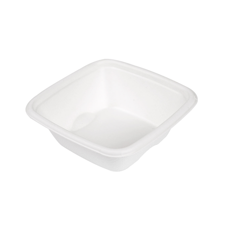 Image PETITS POTS 'BIONIC' 70 ML 7,7x7,7x2,7 CM BLANC BAGASSE (600 UNITÉ) #1