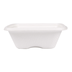 PETITS POTS 'BIONIC' 70 ML 7,7x7,7x2,7 CM BLANC BAGASSE (600 UNITÉ)