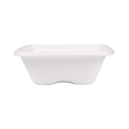PETITS POTS 'BIONIC' 70 ML 7,7x7,7x2,7 CM BLANC BAGASSE (600 UNITÉ)