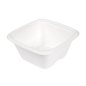 Image PETITS POTS 'BIONIC' 100 ML 7,7x7,7x3,7 CM BLANC BAGASSE (600 UNITÉ) #1