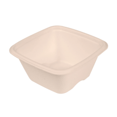 Image PETITS POTS 'BIONIC' 100 ML 7,7x7,7x3,7 CM NATUREL BAGASSE (600 UNITÉ) #1